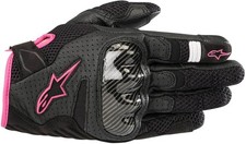 Stella SMX-1 Air V2 Gloves, Women's Short Cuff Fit, Leather Mesh Construction...