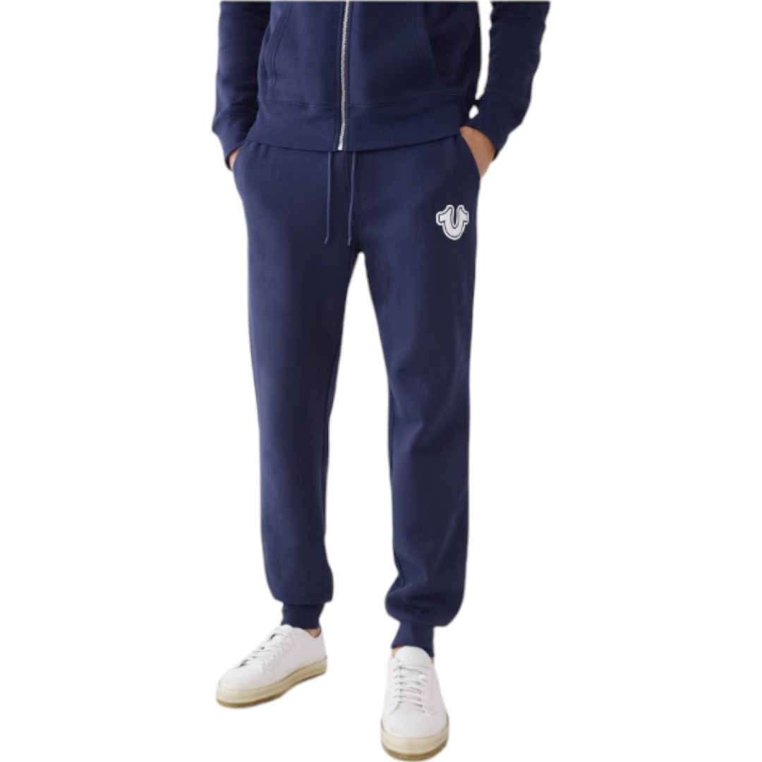 True Religion 2 PC Hoodie Set Men's Size L Fleece Sweatsuit Tracksuit Outfit NWT thumbnail 6