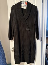 Calvin Klein Black Long Sleeve Dress XL