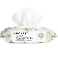 The Honest Company Hypoallergenic Multi-Use 60 Count Pack of 1 , Geo Mood