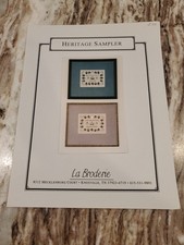 Vintage La Broderie Cross Stitch Chart - Heri...