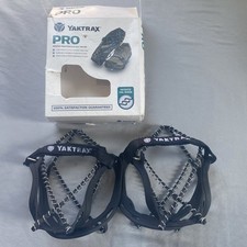 Open Box - Yaktrax Pro Ice Snow Steel Coils Grips for Boots Shoes, Size XL