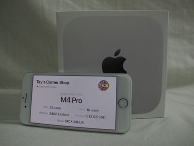 Apple Mac Mini M4 Pro 12C/16C 24GB 512GB Brand New 1 Year Warranty