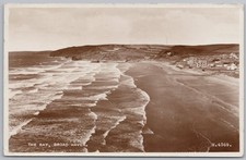 BROAD HAVEN Pembrokeshire The Bay RP Postcard, Postmarked 1954