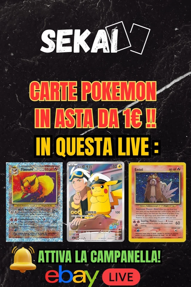 💥ASTE 1€ VINTAGE POKEMON NO RISERVA 💣 - RIP & SHIP Seconda Serata