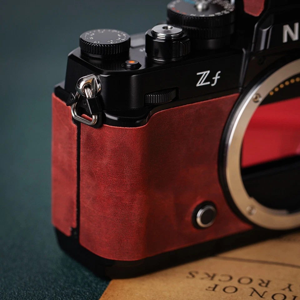 Adesivo adesivo de couro real protetor para câmera Nikon ZF sem resíduos - Imagem 4 de 4