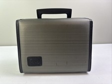 Vintage BMI Case It Gray Cassette Carry Bag Holder Case For 16 Tapes