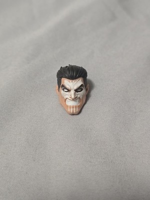 Marvel Legends Marvel Rivals The Punisher Male Head Angry 6'' Custom Fodder 1/12