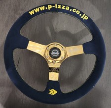 Nrg Innovations X Ultra Slice Quick Release Steering Wheel - Goldnavy - Limited