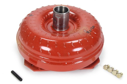 Hughes 30-20, One Red Steel 10.5In Torque Converter Fits Ford C-4 2000 Stall - Picture 3 of 10
