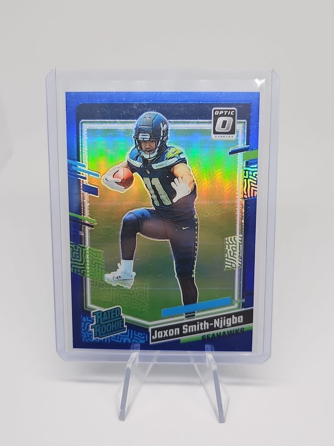 2023 Panini Donruss Optic - Rated Rookie Jaxon Smith-Njigba #293 Blue Prizm /199