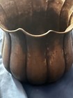 Egidio Casagrande Hammered Brass Planter Vase Italy #58 9X11” Rare Antique — photo 10