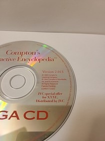 Compton's Interactive Encyclopedia Sega CD Not For Resale RaRe ReD DiSC 2.01s