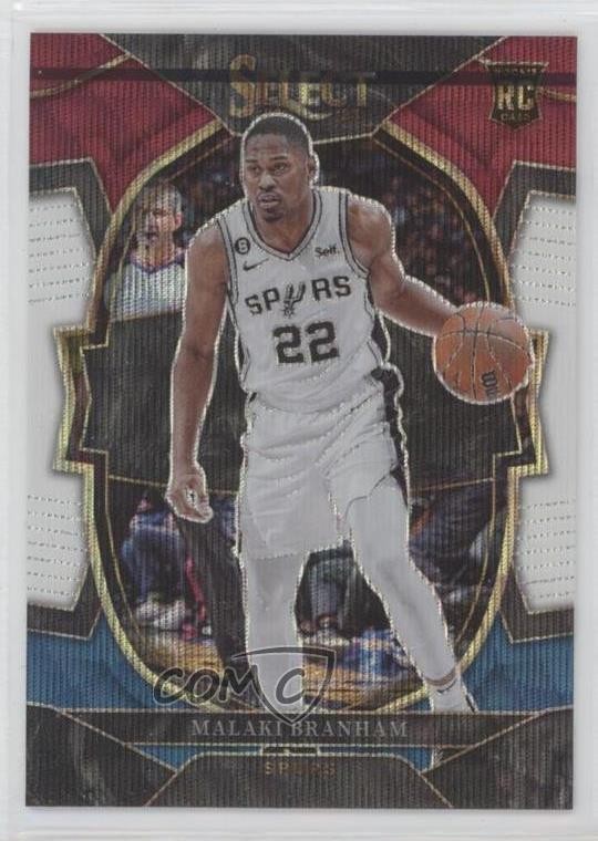 2022-23 Panini Select Concourse Tri-Color Prizm Malaki Branham #95 Rookie RC fm0