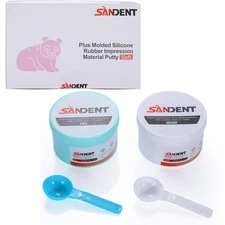 Dental Putty Fast Set PVS VPS Impression Material Base 2 x 400 ml