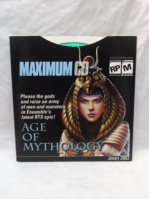 Maximum PC Demo Disc CD January 2003 Age Of Mythology 