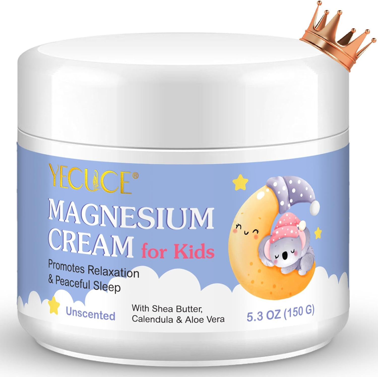 Magnesium Cream for Kids, Topical Magnesium Lotion for Sleep, Calm Magnesium Oil