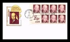 DR JIM STAMPS US COVER PRESIDENT EISENHOWER 8C BOOKLET FDC HOUSE OF FARNAM