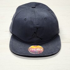 Nike Jordan Youth Snapback Hat Black Jumpman Logo Adjustable Cap 1417-693-113