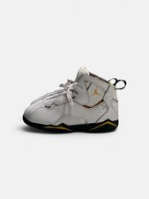 Air Jordan True Flight (TD) Toddler Shoes White in yellow Size 9C Kids Baby