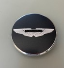Aston Martin DB9 DB11 Vantage Rapide Vanquish Centre Cap grey with black wings
