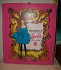 VINTAGE MATTEL THE WORLD OF BARBIE DOLL 1966 CARRY STORAGE CASE ONLY A32 GOOD