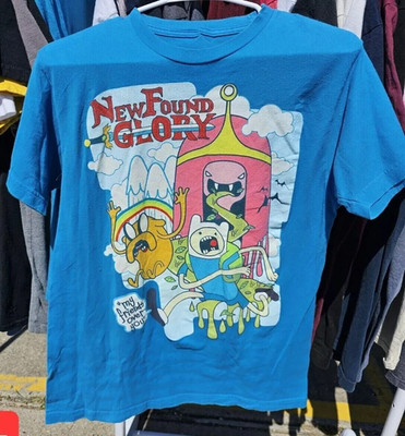 New Found Glory Adventure Time RARE T-shirt Unisex Cotton Tee S-5Xl Blue