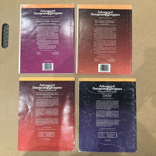 AD&D Lot 4 TSR Fantasy Adventure Modules Dungeons Dragons EX1, EX2, UK6, UK7 d&d - Picture 6 of 24