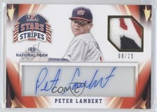 2015 Stars and Stripes Materials Signatures Prime 8/25 Peter Lambert Auto 0b0