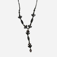 Purple Victorian Styled Tier Necklace