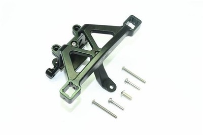 GPM TRAXXAS 1/10 E-Revo Aluminium Karosseriebefestigungshalter vorn schwarz / GP