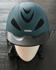 Troxel Liberty Horseback Flipfold Helmet Medium (7 - 7 1/4) Bluestone Equestrian