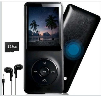 128GB MP3 Player,with Bluetooth 5.2, Music Player with Built-in HD Speaker Radio