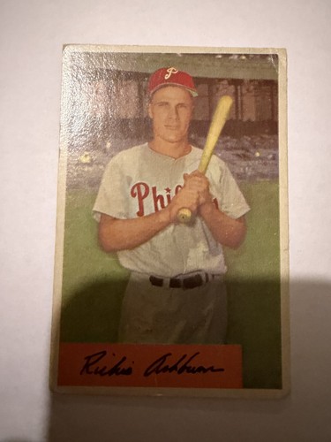 Richie Ashburn #15 1954 Bowman card