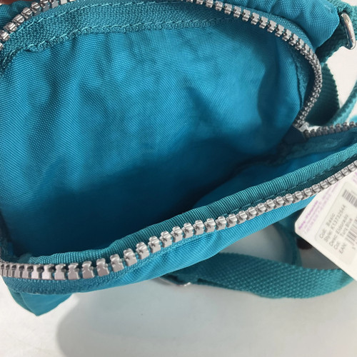Kipling 'Eldorado' Beau Monkey Turquoise Blue Fold Over Crossbody Pouch Bag - Picture 8 of 11