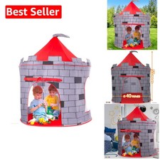 Toddler Play Tent - Knight Castle Design for Instant Indoor Outdoor Adventure