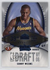 2008-09 Fleer Hot Prospects Rookie Blue Sonny Weems #145 1d9s