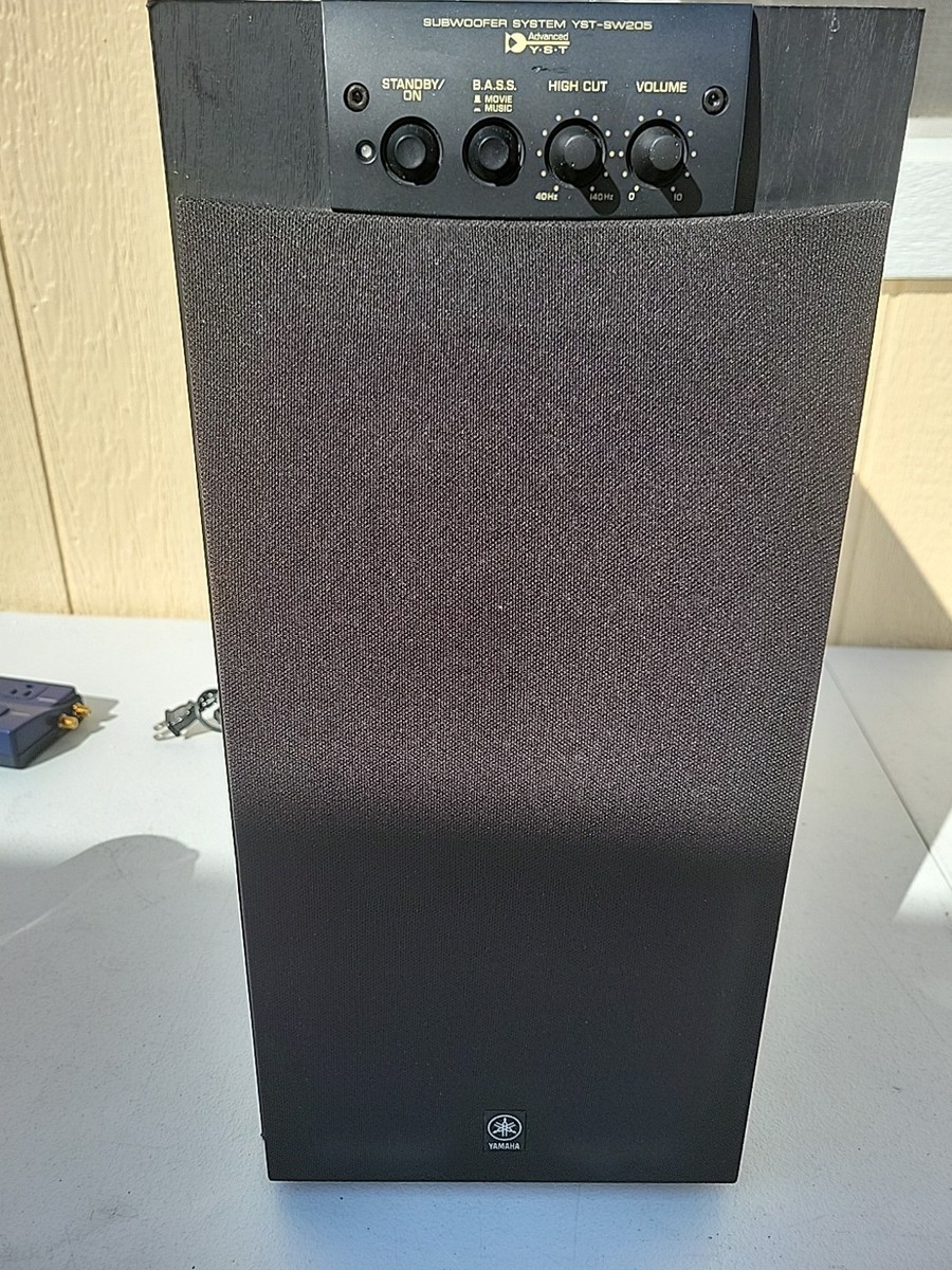 YAMAHA サブウーファー YST-SW205 ヤマハ Yamaha YST-SW205 Power Subwoofer Speaker Home Theater System