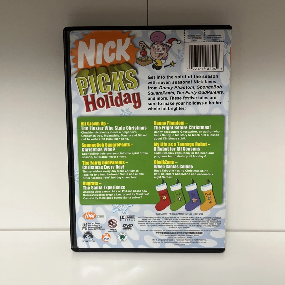 DVD Nick Picks Holiday buen estado DVD Nickelodeon Nick Jr Foto 2 de 4