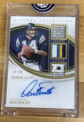 2025 Immaculate - Dan Fouts - The Players Collection - Patch Auto /99