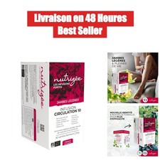 Infusion Circulation Bio 10 Jambes Légères Drainage Vigne Rouge 30 Sachets