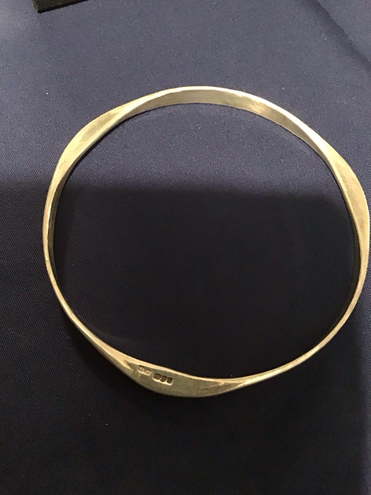 Solid Silver (hallmarked) Bangle 12.93 Grms - image 3