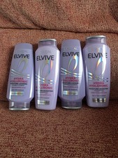 L'Oreal Elvive Hydra Hyaluronic Shampoo and Conditioner Set, 4-pack