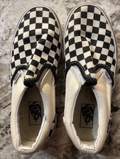 Scarpe Vans 2,5 slip on retrò a scacchi per bambini