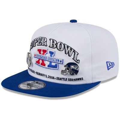 New Era Golfer Cap - SUPER BOWL XL PIN Steelers Seahawks