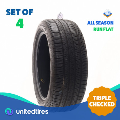Set of (4) Used 275/45R20 Pirelli Scorpion Zero Run Flat 110H - 7-9/32