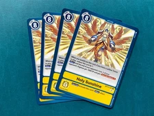 Holy Sunshine BT11-101 Playset Dimensional Phase Digimon Card Game x4
