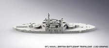 HMS Trafalgar British Pre Dreadnought Battleship 1:1250/1:1800/1:2400 scales