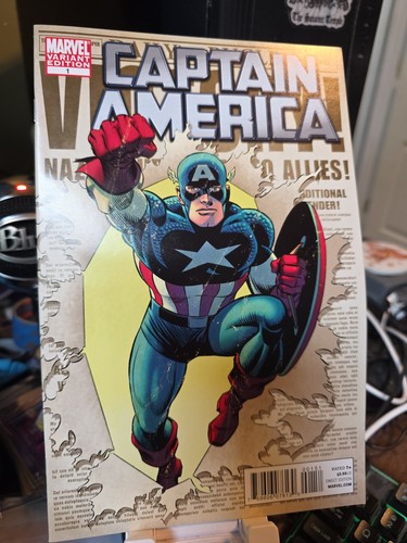 Captain America (2011) #1 John Romita Sr Variant Cover Marvel Comics