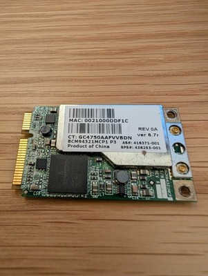 Broadcom Mini PCI Express Wireless Card BCM94321MCP1 416371-001 436253-001